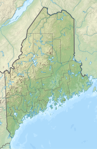 Location of Balch Pond in Maine and New Hampshire, USA.
