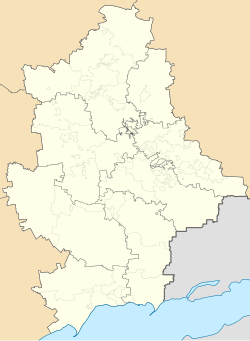 Novoazovsk ubicada en Óblast de Donetsk
