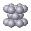 Hexagonale compacte.