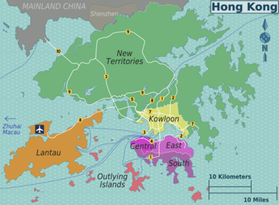 Hongkongs Regionen