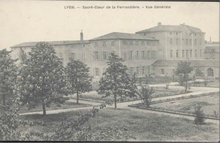 Château de la Ferrandière, devenu en 1800 couvent-pensionnat des Dames du Sacré-CoeurChâteau de la Ferrandière