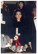 CoCo Lee at the Miss Teen Chinatown Gala, 1991, with BD Wong.
