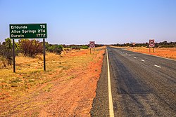 Një rrugë në Uluru
