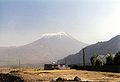 Der Gross Ararat vo Doğubeyazıt (Türkei) us gseh.