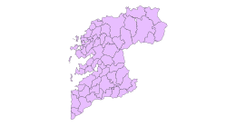 Provincia di Pontevedra – Mappa