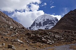 La face nord du mont Kailash.