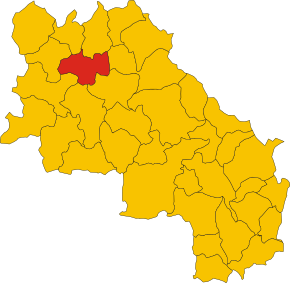 Localizarea Monteriggioni în Provincia Siena