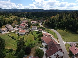 Skyline of Châtel-de-Joux