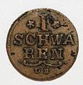 Bremer Schwaren aus dem Jahre 1797, Wertseite Pfennig, Bremische Münzen