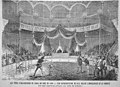 Fête donnée pour l'inauguration, Univers Illustré du 6 nov. 1869, le khédive au cirque Rancy.