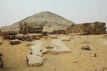 Photograph of Djedkare's pyramid