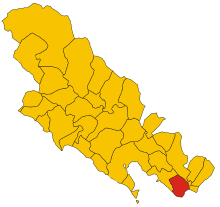 Localisation de Ameglia