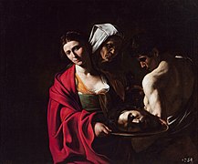 Salome San Joan Bataiatzailearen burua daukala, 1609, Erregearen Jauregia, Madril