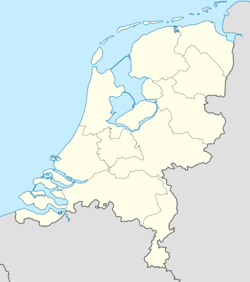 Overzichtskaart ijsbanen Nederland (Nederland)