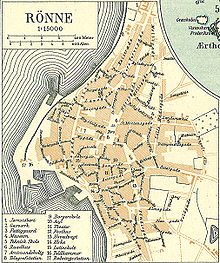 Karte von etwa 1900