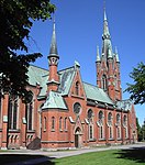 Matteus kyrka, Norrköping, nygotisk stil, invigd 1892.