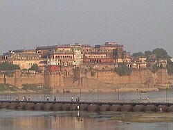 ガンジス川沿いのラームナガル城
