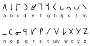 Sheltons Tachygraphy von 1626 – Alphabet