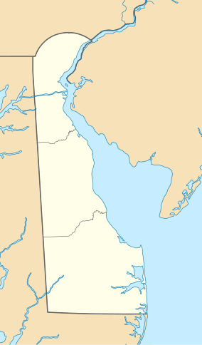 Map showing the location of Assawoman Wildlife Area