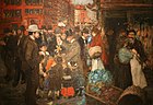 George Luks, Scena uliczna (Hester Street) (1905)