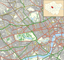 Whitehall is located in City of Westminster