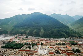 Tibetanski budistični samostan Labrang v Gananu