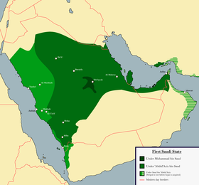Localização de Arábia Saudita
