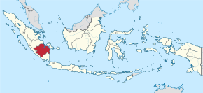 Kart over Sumatera Selatan