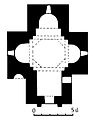 Plan de la cathédrale de Talin.