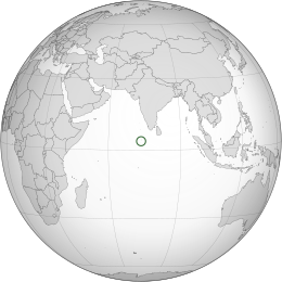 Maldive - Localizzazione