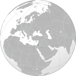 Location of فلسطین