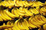 Supermarket bananas