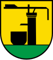 Grundwasserpumpe (siehe auch Brunnen in der Heraldik)