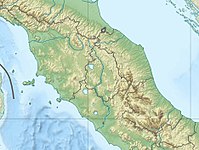 Lagekarte von Mittelitalien