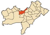 Vị trí của Oran trong tỉnh Oran