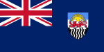 Centralafrikanska federationens (Federation of Rhodesia and Nyasaland) flagga 1953-1963.