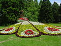 Flower arrangement on Mainau island, Lake Constance, Germany