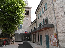 Skyline of Saint-Martin-en-Vercors