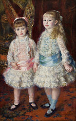 Hồng và Xanh vẽ Alice và Elisabeth Cahen d'Anvers, 1881, Bảo tàng Nghệ thuật São Paulo, São Paulo