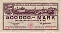500000 Mark banknote of Altenburg from 1923