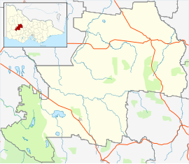 Callawadda is located in Shire of Northern Grampians