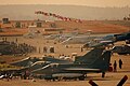 HAL Tejas, F-16 and Eurofighter Typhoon at Aero India 2011