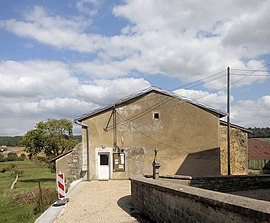 The town hall in Houéville