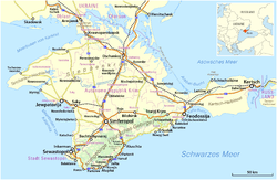 Karte von Krim