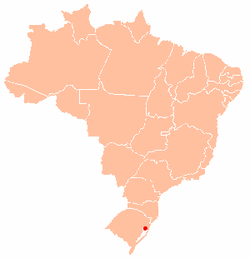 Porto Alegre na mapě