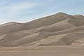 Towering sand dunes in Great Sand Dunes National Park, Colorado.