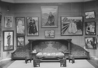 Munchsalen med "Thiels soffa", 1907.