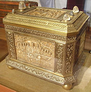 Arqueta de San Felices en el Monasterio de San Millán.