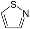 Structuurformule van isothiazool