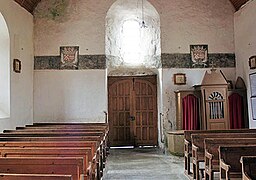 Litre funéraire de Simon et Léonor de Saint-Germain (XVIIIe siècle), Fichier:église Saint-Pierre de La Baleine.